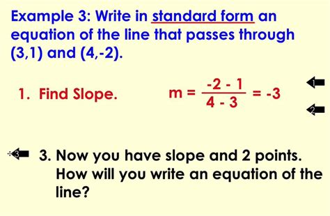 Equation Of A Line Graphed