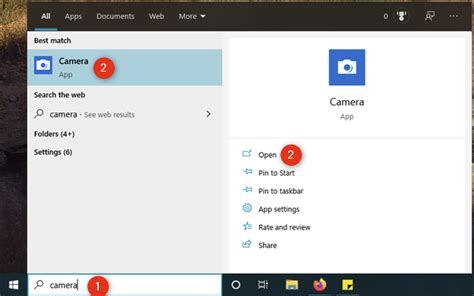 How to test and use your webcam in Windows 10, with the Camera app ...