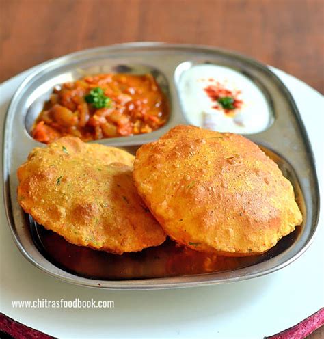 Potato Poori – Aloo Puri Recipe - Alu Ki Puri | Chitra's Food Book