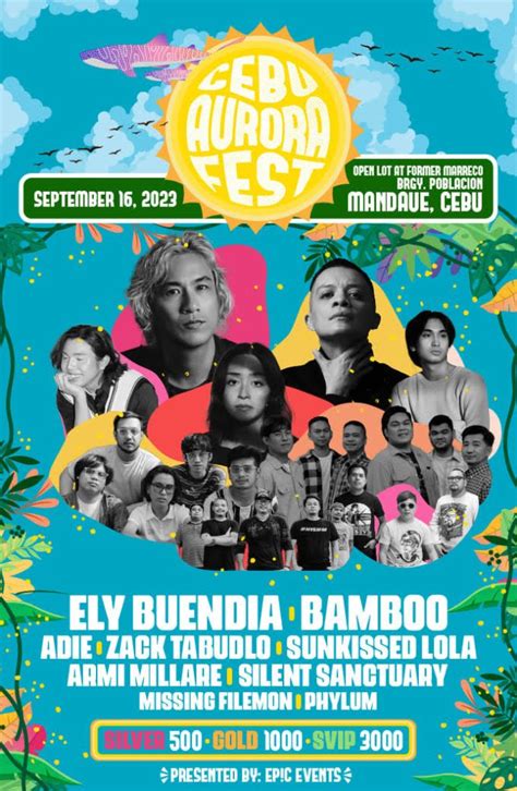 Get Ready to be Enchanted: Cebu Aurora Music Festival Promises To Be ...