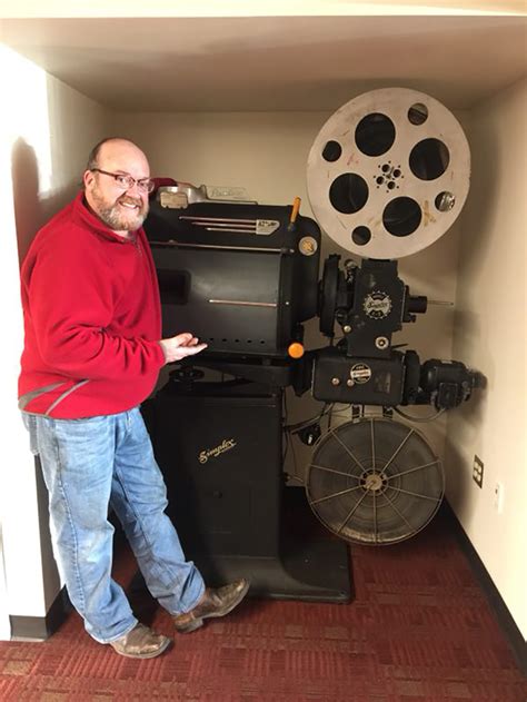 Six-foot 1930s film projector on display at Media School: News: The ...