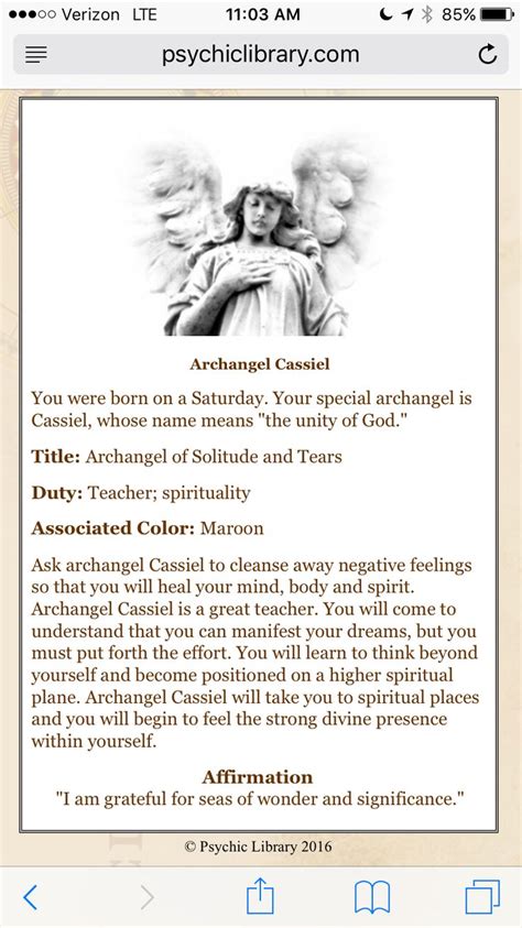 Archangel Cassiel | Archangel cassiel, Archangels, Angel guide