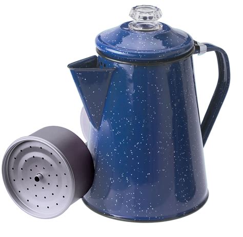 GSI Outdoors Percolator Coffee Pot | Enamelware for Brewing Coffee over ...