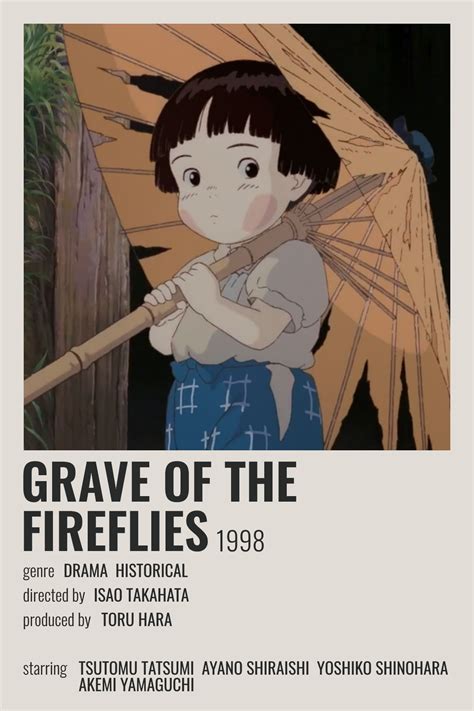 Grave of the fireflies poster – Artofit