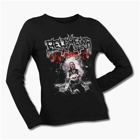 Belphegor Band Long Sleeve T-Shirt, Belphegor Artwork Black Longsleeve Tee Shirt, Black Metal ...