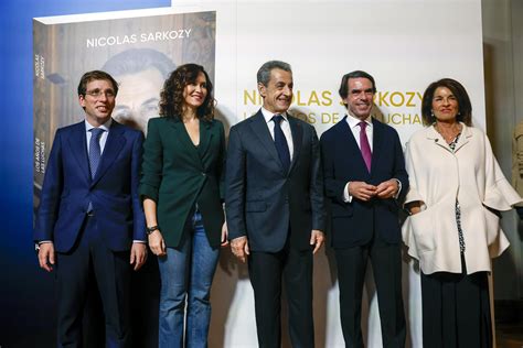 Sarkozy presenta su libro en Madrid