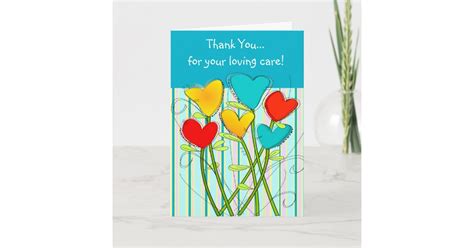 Caregiver Thank You Card II | Zazzle.com