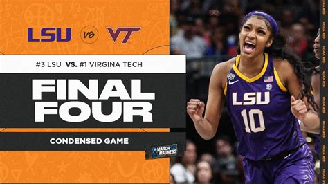 LSU vs. Virginia Tech - Final Four NCAA tournament extended highlights ...