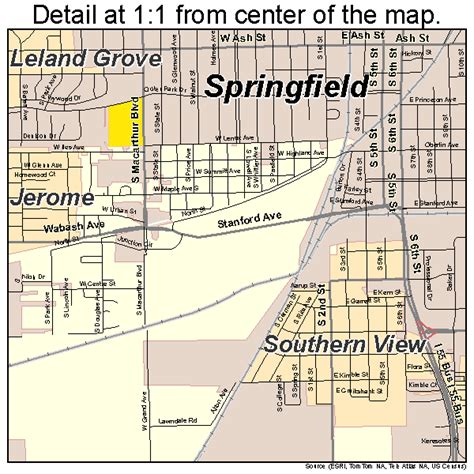 Printable Map Of Springfield Il - Printable Word Searches