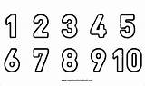 Free Printable Coloring Numbers 1 10 sketch template