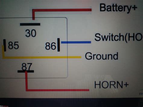 Horn With Relay Diagram