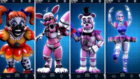 Solve FNAF - Fnaf 5 AR Stylized Animatronics jigsaw puzzle online with 45 pieces