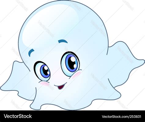 Baby ghost Royalty Free Vector Image - VectorStock