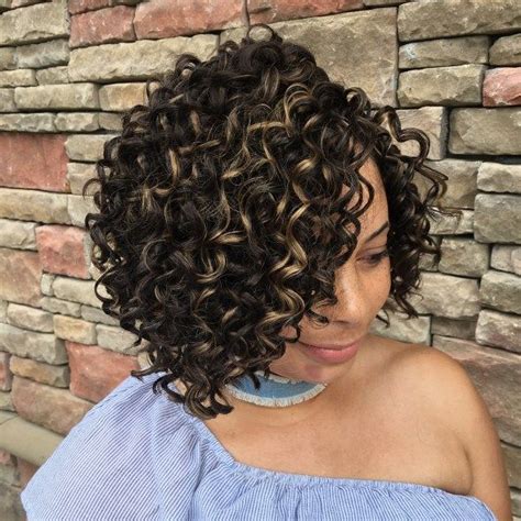 Side-Parted Curly Crochet Bob | Curly crochet hair styles, Wavy bob ...