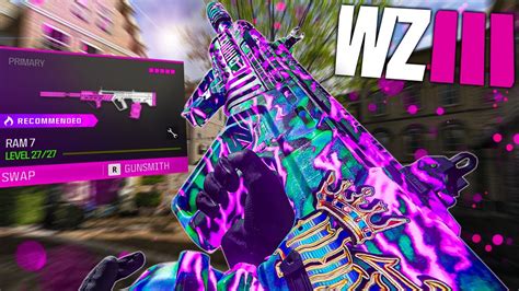 *NEW* RAM 7 Loadout is META in Warzone 3! (Best RAM 7 Class Setup ...