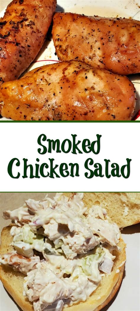 Smoked Chicken Salad Recipe - That Guy Who Grills