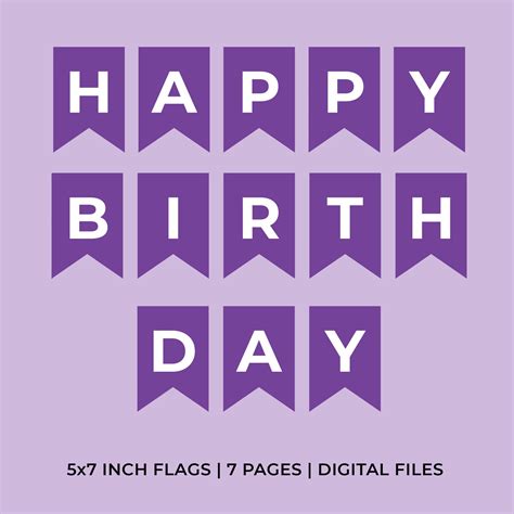 Happy Birthday Banner Printable Clipart Best - vrogue.co