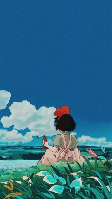 Studio ghibli, kiki’s delivery service, aesthetic, wallpaper, credits to owner Wallpaper Fofos ...