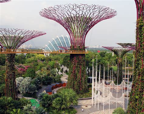 Gardens by the Bay, Supertrees - Greenroofs.com