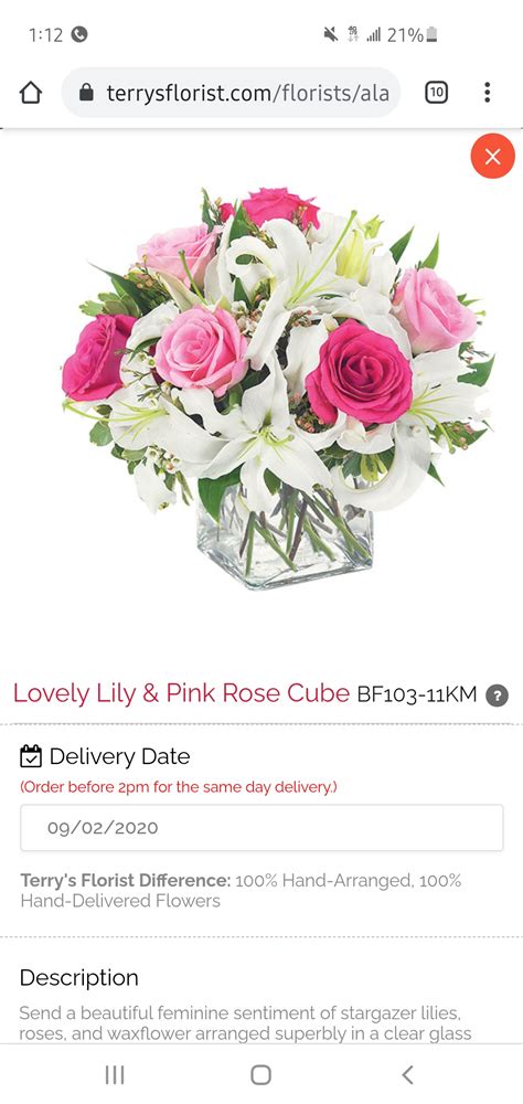 Terry’s Florist Reviews - 817 Reviews of Terrysflorist.com | Sitejabber