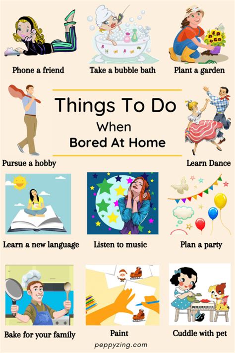 60+ Things To Do When Bored At Home (2022) | peppyzing.com