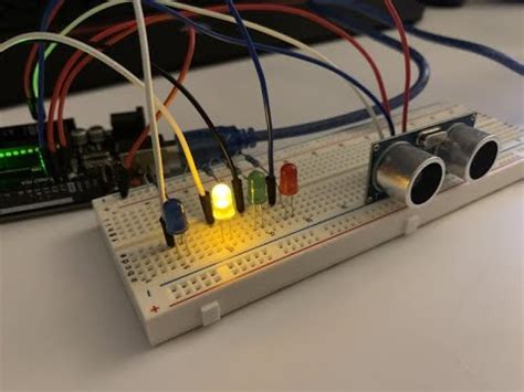 Arduino Ultrasonic Motion Sensor: Motion Sensor and LED project - YouTube