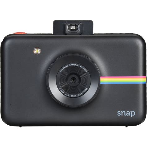 Polaroid Snap Instant Digital Camera (Black) POLSP01B B&H Photo