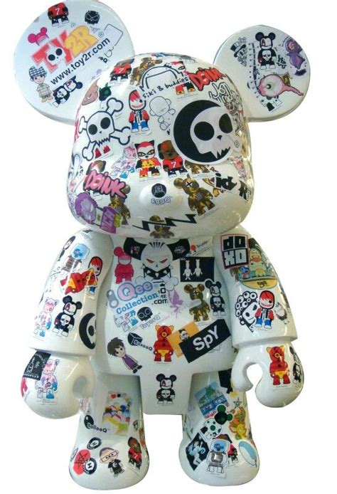 Qee Bear. Toy2r Bear Character, Character Design, Kaws Toys, Misfit Toys, Sticker Bomb, Bear ...