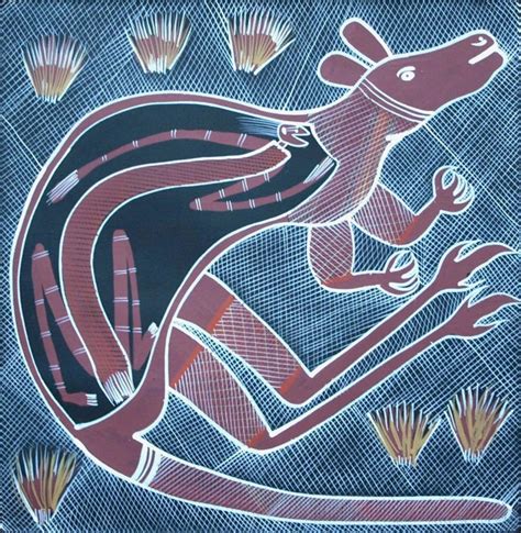 Aboriginal Kangaroo Art - Japingka Aboriginal Art Gallery