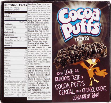 Cocoa Puffs Nutrition Facts | Blog Dandk