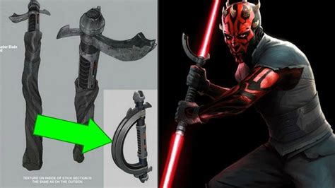 How Darth Maul REALLY Got His Final Lightsaber - Star Wars Explained | Star wars light saber ...