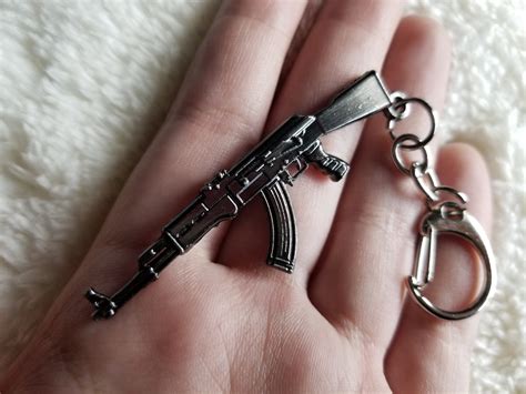 Keychain Miniature Ak-47 & SPAS Shotgun Replica Keyring | Etsy