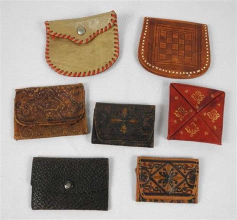 Collections Of Vintage Leather Change Purses - GC5 Auctions