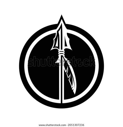 Indian Spear Logo Vector Design Template Stock Vector (Royalty Free) 2051307236