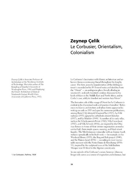 (PDF) Zeynep Celik Le Corbusier, Orientalism, Colonialism...2011/02/19 · and the Maison Jaoul ...