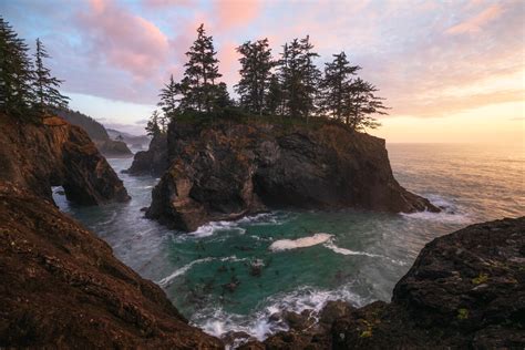 Golden Sunset at the Oregon Coast | Posters, Art Prints, Wall Murals ...