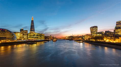 Sunset views of The Shard from Tower Bridge, London | WT Journal