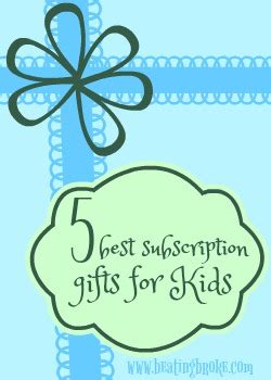 5 Best Subscription Gifts for Kids — Beating Broke