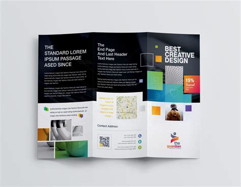 Best Creative Corporate Tri-Fold Brochure Template 001211 - Template Catalog