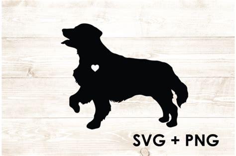 Golden Retriever Dog Silhouette SVG PNG Graphic by Too Sweet Inc · Creative Fabrica