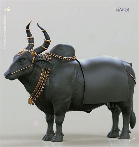 Nandi - Bull_ Digital Sculpture by Surajit Sen, Surajit Sen | Digital sculpture, Bull art, Sculpture