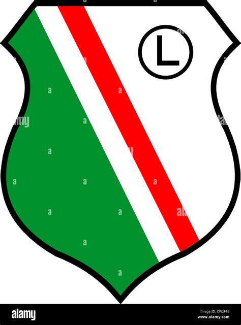 Logo of Polish football team Legia Warsaw Stock Photo: 49842917 - Alamy