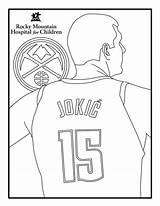 Denver Nuggets Coloring Pages sketch template