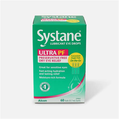 Systane Ultra Preservative Free Lubricant Eye Drops, 60 ct.