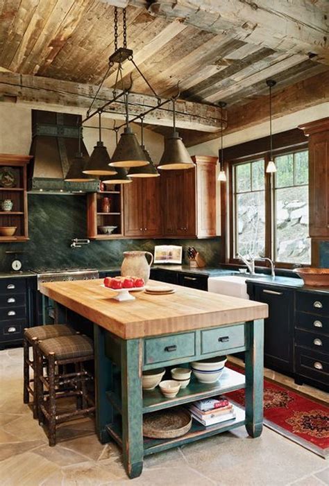 40 Warm Cozy Rustic Kitchen Designs For Your Cabin