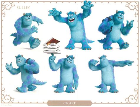 New Pixar Monsters University Character Art