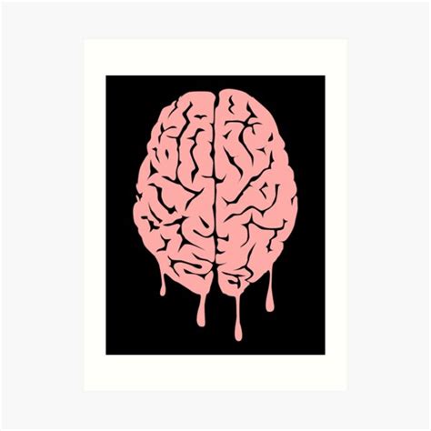 "Brain melt - vector illustration of melting brain!" Art Print for Sale by DiabolickalPLAN ...