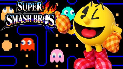 Super Smash Bros 4 3DS: Pac-Man Power! Character Unlock Classic ...