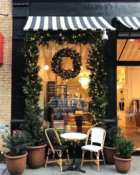 Pin on Places I Love | Coffee shop decor, Storefront design, Christmas ...