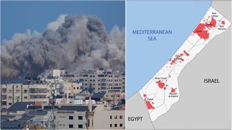 Where is Gaza and who lives there? Map shows location of Palestinian territory